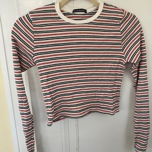 Striped long sleeve top from brandy Melville